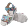 Kép 4/4 - Asso Kislány Színes Virágos Szandál - Világoskék 25-30