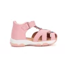 Kép 2/7 - D.D.Step Kislány Bőr Szandál - Baby Pink / Virágos 20-25