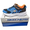 Kép 5/5 - Skechers Kisfiú Sportcipő - Fekete / Kék / Narancssárga (27-37)