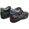 Kép 3/5 - Szamos Kisfiú Supinált Zártorrú Szandál - Munkagépes - Szürke/Kék (25-35)