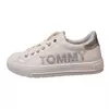 Kép 2/5 - TOMMY HILFIGER fehér lány sneaker cipő, oldalán cipzáras 30-as méret