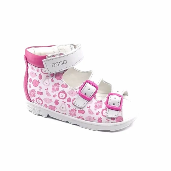  Asso supinált lány szandál gyümölcs mintákkal - 28-as méret