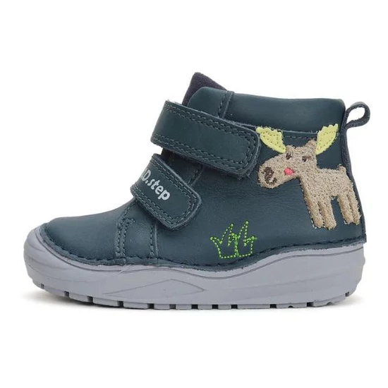  D.D.Step kisfiú őszi bokafogó cipő szarvas mintával 30-as méret