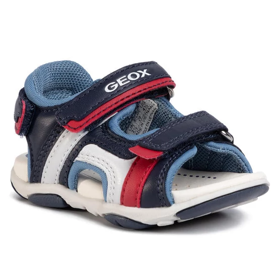 Geox tépőzáras fiú bőr- textil szandál - 22-es méret
