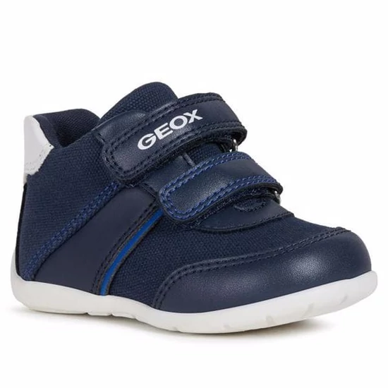Geox – Geox tépőzáras fiú textil-bőr elsőlépés cipő - 18-as méret