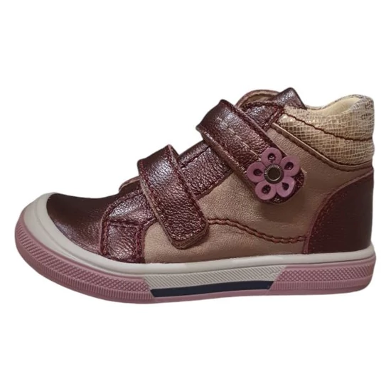 Linea bébi kislány bőr bokafogó vízálló gyerekcipő 21-es méret