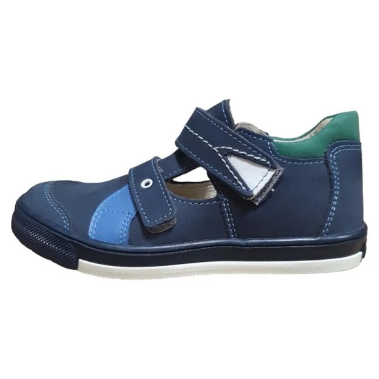 Linea M33 tépőzáras fiú nyitott bőrcipő - 31-es méret