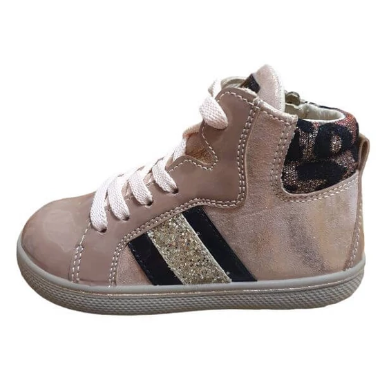 Primigi fűzős - cipzáros lány bőrcipő  24-es méret