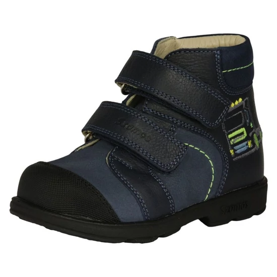 Szamos fiú supinált cipő kamionos orrvédős 1863-10709 – bőr, két tépőzár