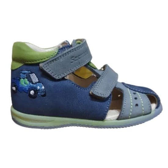 Szamos tépőzáras fiú golfkocsis zártorrú szandál - 28-as méret