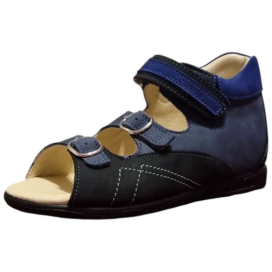 Szamos 4407-20709 supinált fiú kék-fekete szandál 25-35
