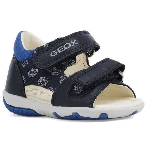 Geox tépőzáras fiú bőr- textil szandál - 18-as méret