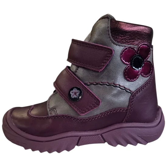 Linea lány bordó téli tex bakancs 22-es méret