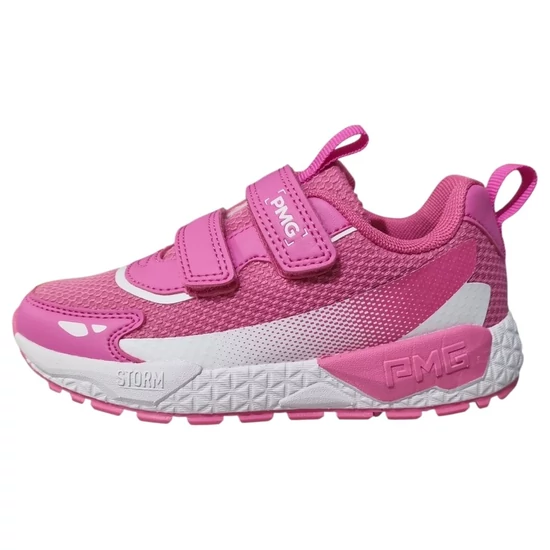 Élénk pink Primigi lány sportcipő fehér talppal és dupla tépőzárral