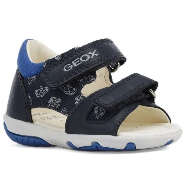 Geox tépőzáras fiú bőr- textil szandál - 18-as méret